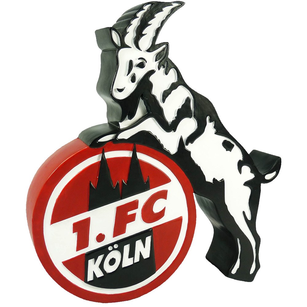 3D CHROMLOGO 1 FC Köln NEU