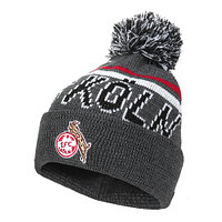 Beanie mit Bommel "Retro" (1)