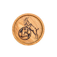Holzuntersetzer "Logo" (1)