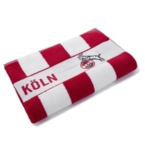 uhlsport 1 FC Köln Sportswear Handtuch Badetuch weiß/rot 1003591011948 