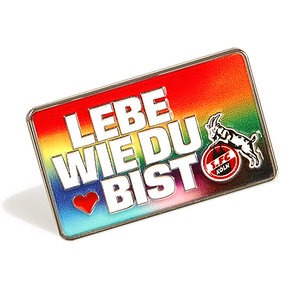 Pin "Lebe wie du bist"