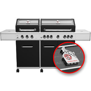 7-Brenner Gasgrill m. Edelstahlrost