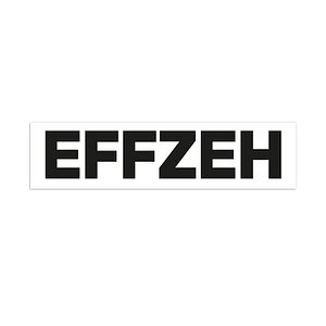 Aufkleber "EFFZEH" (schwarz)