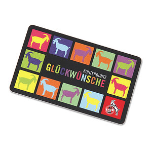 Gutscheinkarte "Kunterbunt"