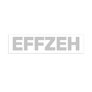 Aufkleber "EFFZEH" (silber)