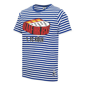 T-Shirt" Alaaf" blau/wieß