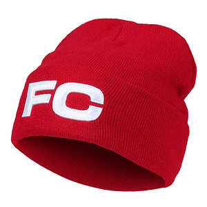 Beanie "FC" rot