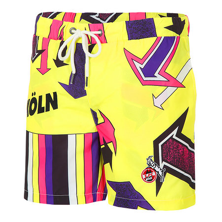 Badeshorts "Retro gelb"