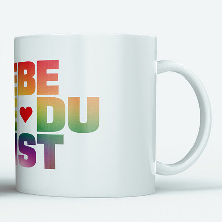 Tasse "Lebe wie du bist"