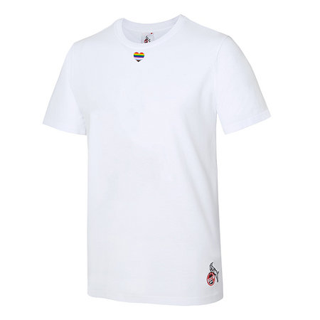 T-Shirt "Lebe wie du bist" weiß