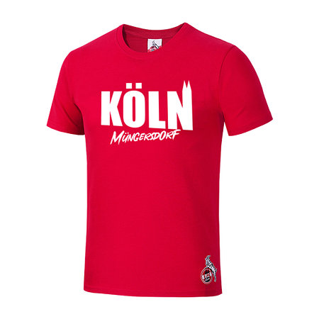 T-Shirt "Köln-Müngersdorf" rot