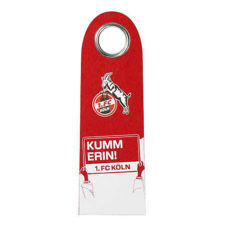 Türhänger "Logo" rot