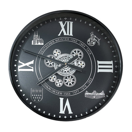 Wanduhr mit Zahnrädern "Retro"