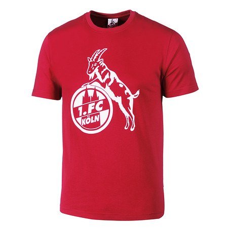 T-Shirt "Basic rot-weiß"