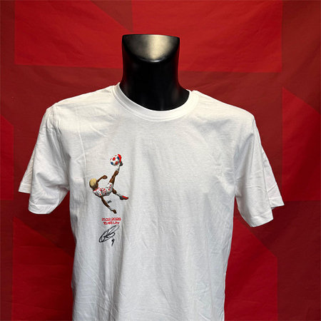 Signiertes T-Shirt Fallrückzieher Ache