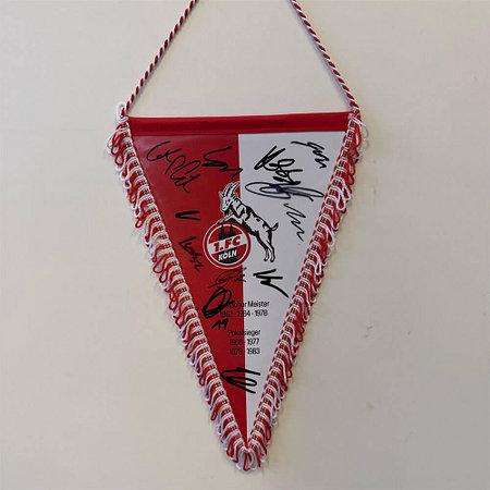 Signierter Schmuckwimpel "Logo"