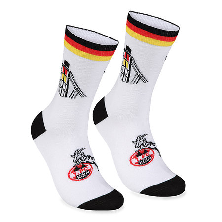 Socken "SCHWARZ ROT KÖLSCH"