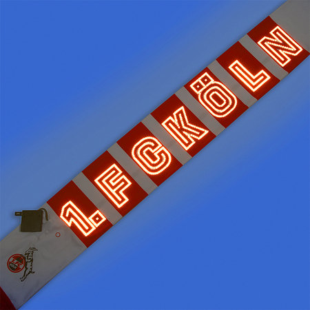 Schal "Blockstreifen" leuchtend