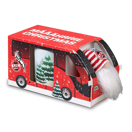 Geschenkset "Tasse u. Wichtel" Mannchaftsbus