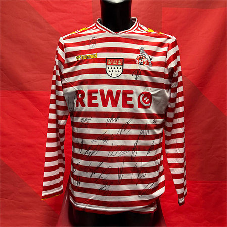 Mannschaftssigniertes Karnevalstrikot