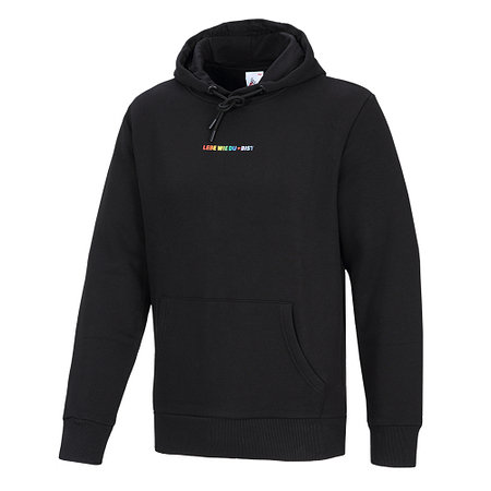 Hoodie "Lebe wie du bist"