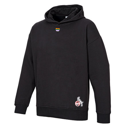 Hoodie "Lebe wie du bist" schwarz