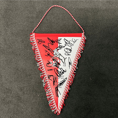 Signierter Schmuckwimpel "Logo"