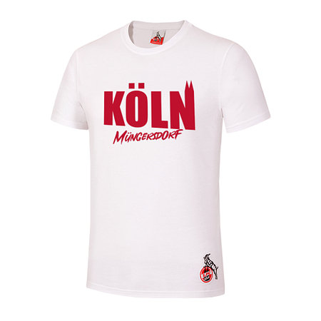 T-Shirt "Köln-Müngersdorf" weiß