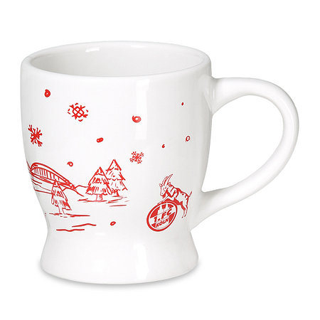 Glühweinbecher "Winter en Kölle" weiß