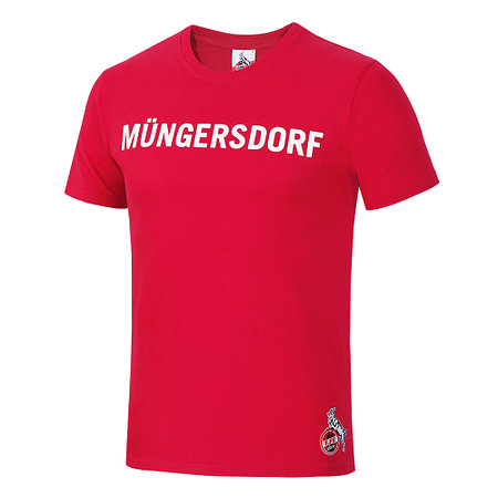 T-Shirt "Müngersdorf" rot weiß