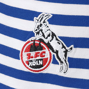 Frauen T-Shirt "Alaaf" blau/wieß