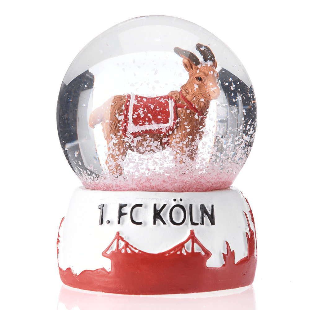1 FC Köln Schneekugel Mini 