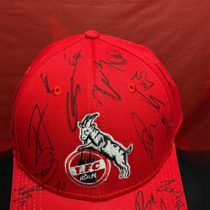 Signierte Cap "Basic Logo" Rot