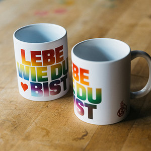 Tasse "Lebe wie du bist"