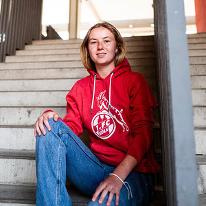 Frauen Hoodie "Basic rot"