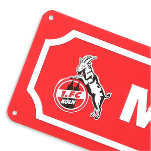 Blechstraßenschild "Müngersdorf"