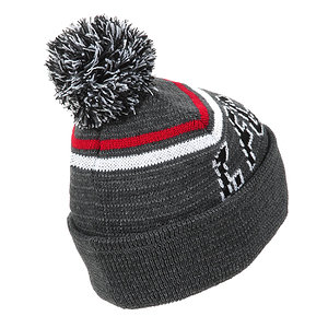 Beanie mit Bommel "Retro"