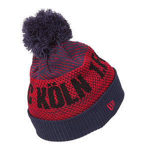 Beanie mit Bommel "Navy"