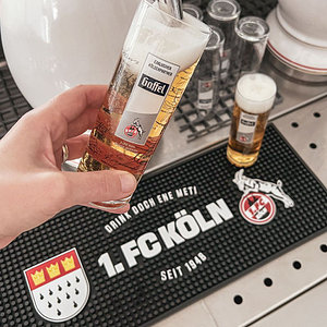 Kölschmatte "Drink doch ene met!"