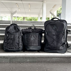 XXL-Kombi Rucksack/Sporttasche "Schwarz"