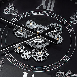 Wanduhr mit Zahnrädern "Retro"