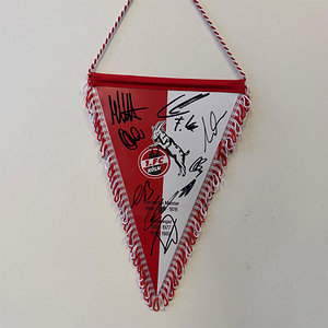 Signierter Schmuckwimpel "Logo"