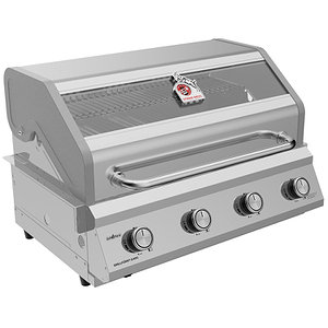 4-Brenner Einbaugrill m. Edelstahlrost