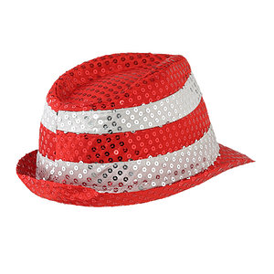 Paillettenhut "Logo"