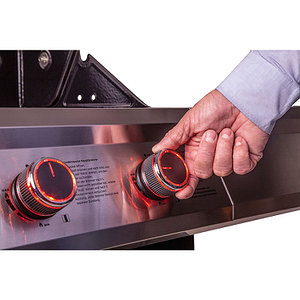 5-Brenner Gasgrill m. Backburner/Edelstahlrost