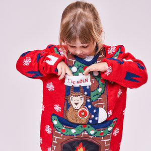 Schäbbisch Pulli "Weihnachtssocke Hennes"