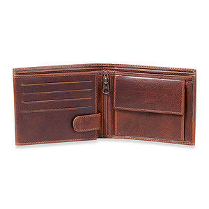 Büffelleder Geldbörse Braun