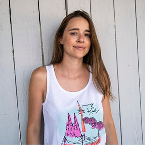 Frauen Tanktop "Hibiskusweg"