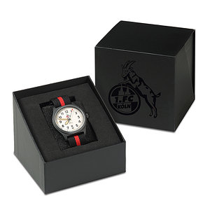 Armbanduhr "Logo" m. Stoffarmband