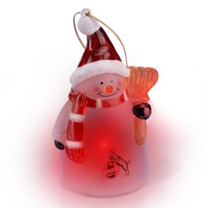 Schneemann leuchtend